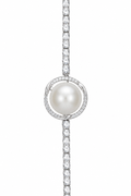 VIVIENNE Round Pearl Tennis Bracelet