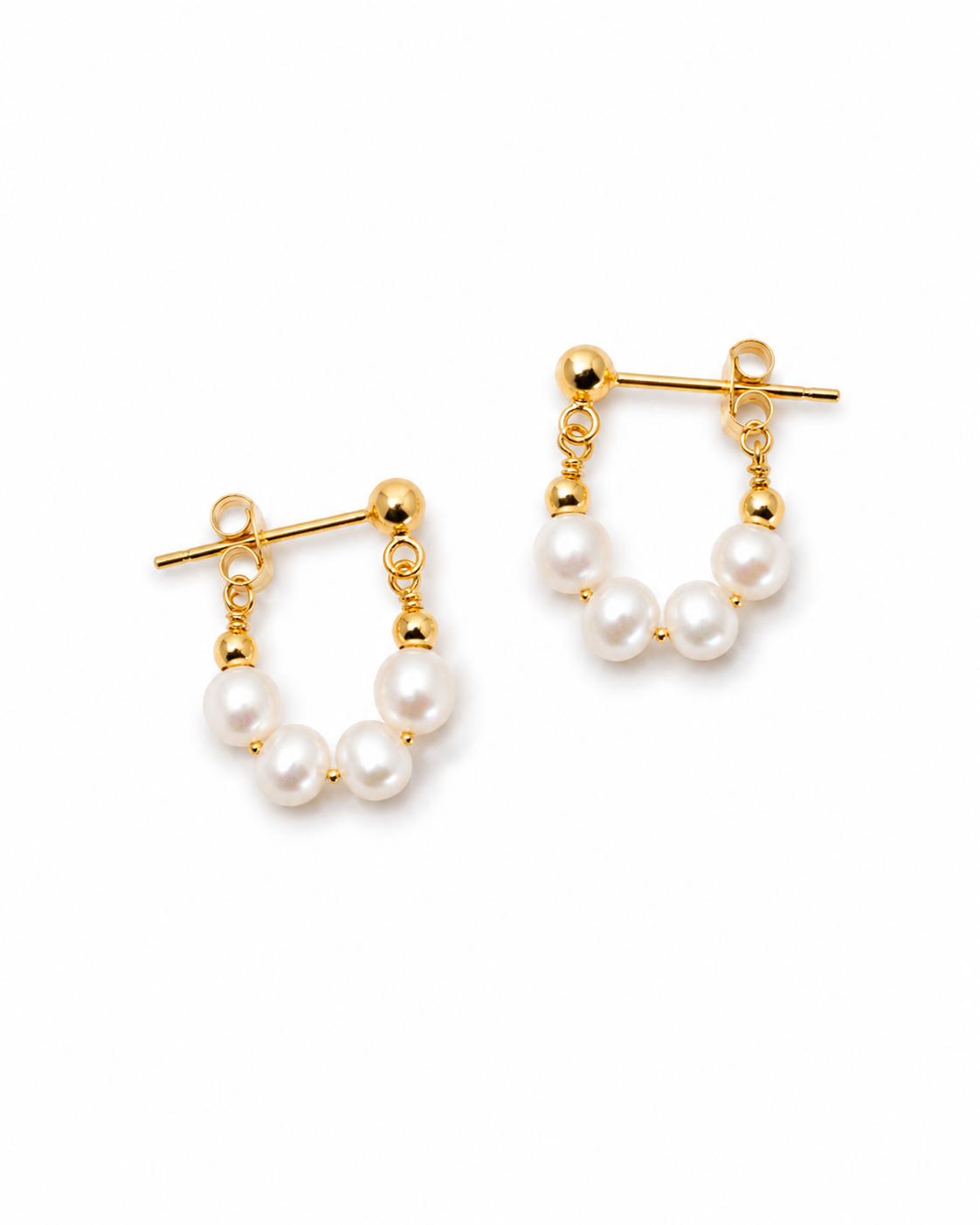 PERLA Classic Mini Pearl Hoops