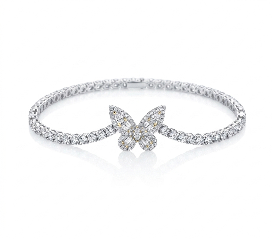 MONARCH Butterfly Tennis Bracelet