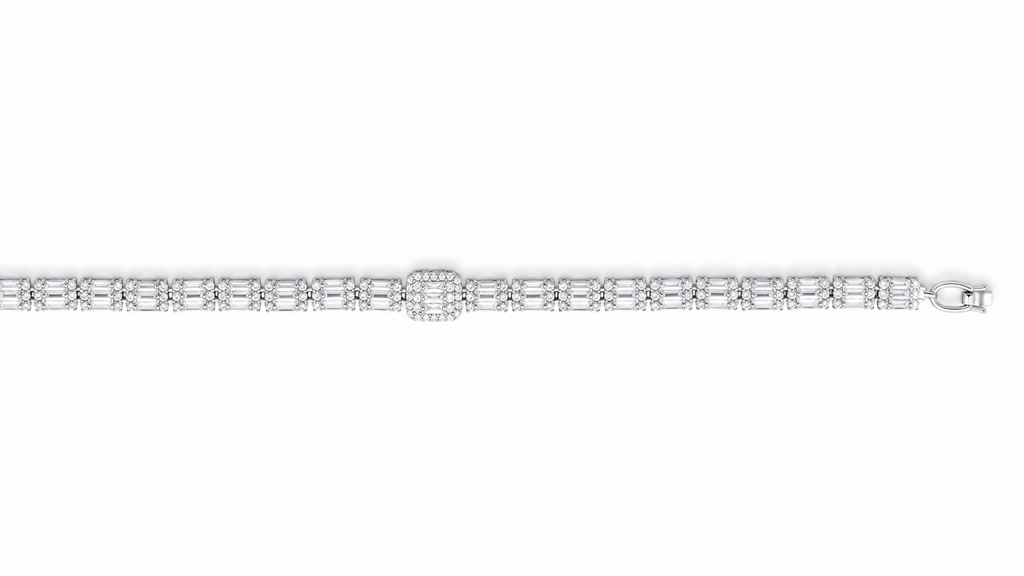 NINA Baguette Tennis Bracelet