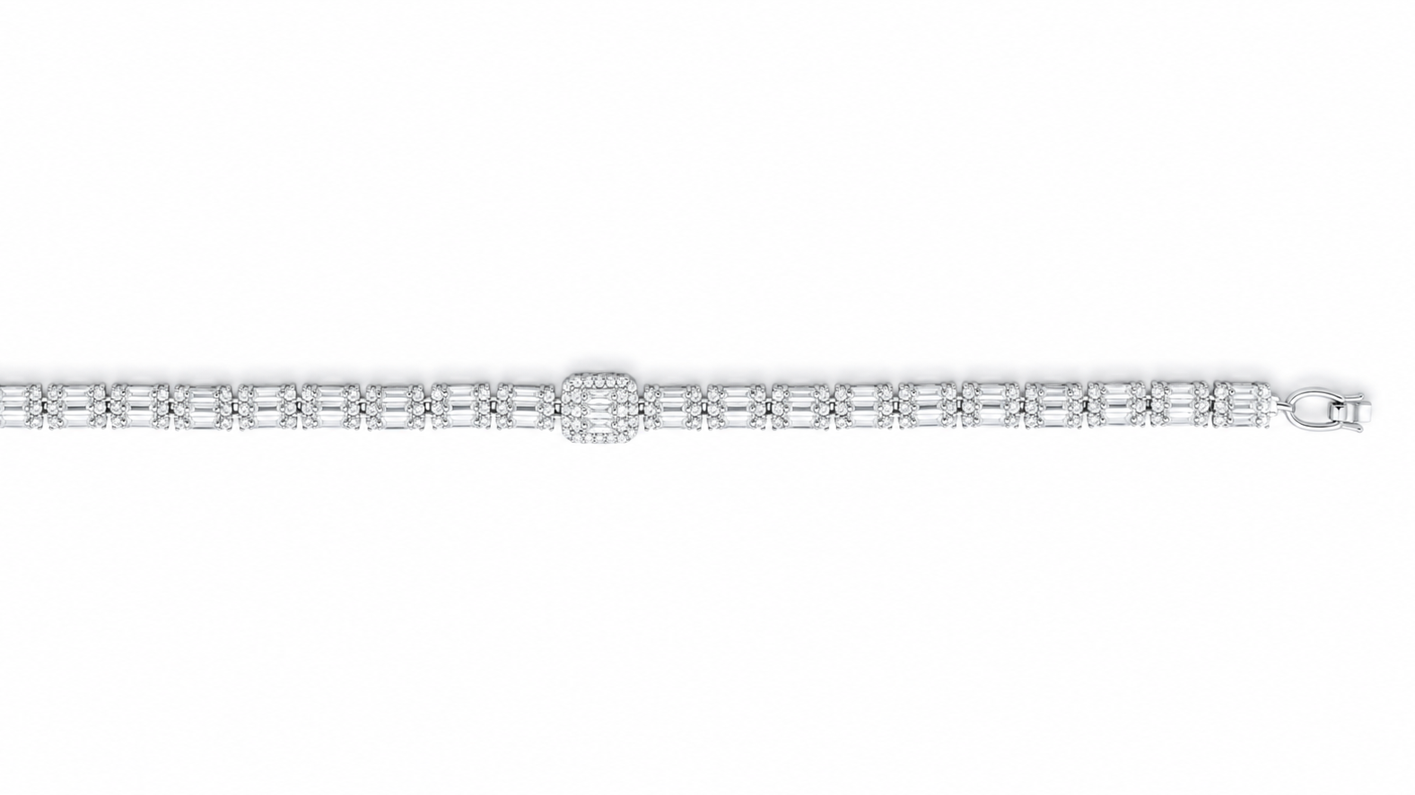 NINA Baguette Tennis Bracelet
