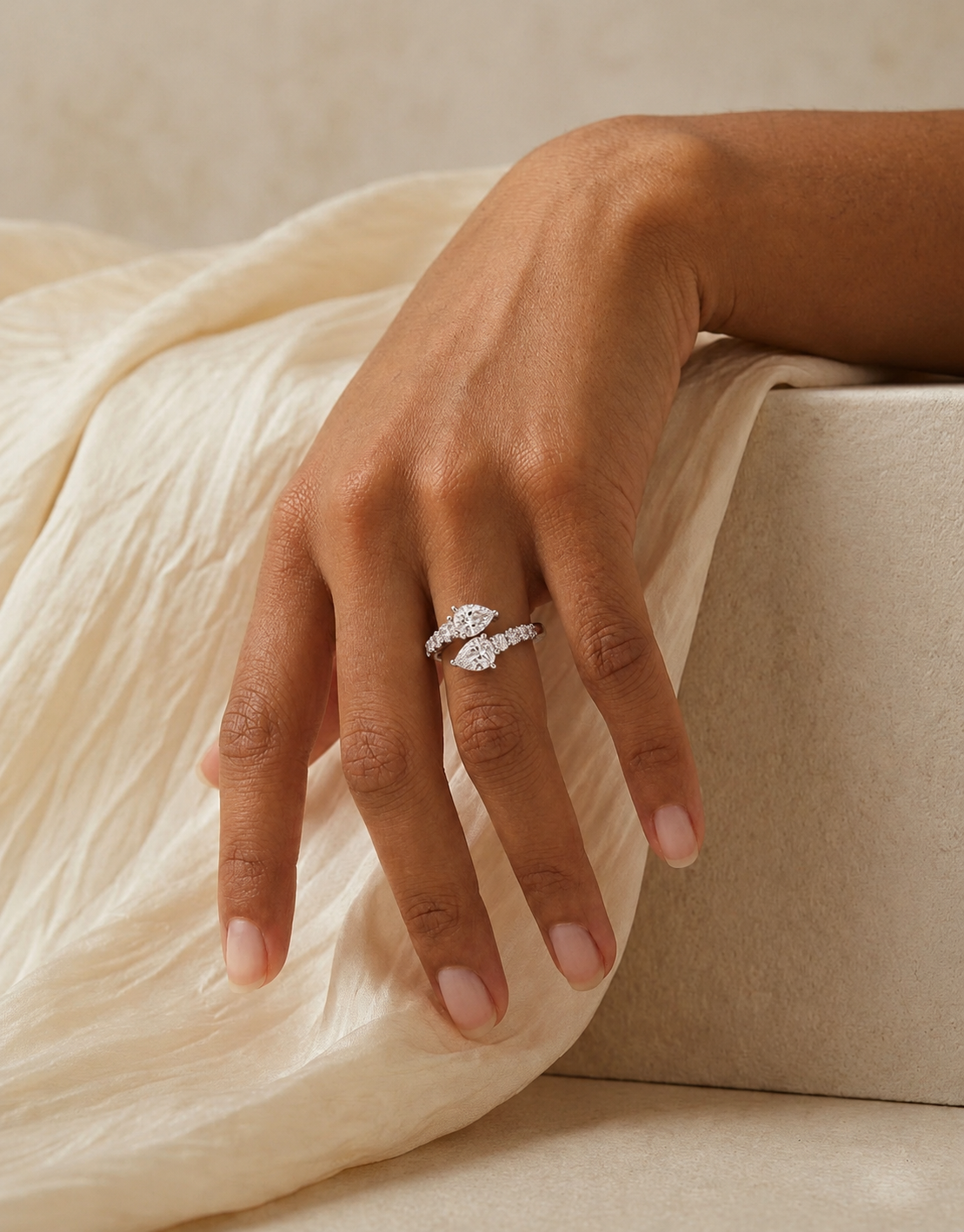 ZURI Teardrop Ring